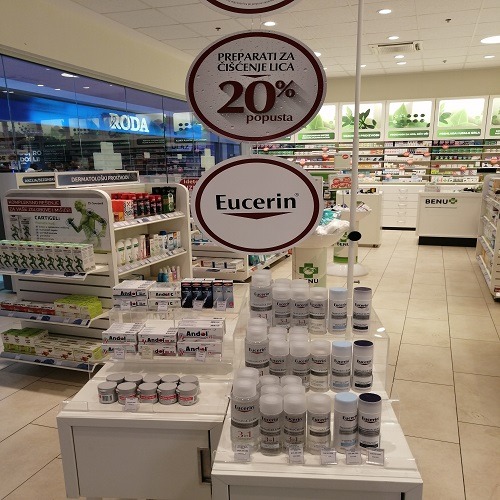 Eucerin -20% na preparate za čišćenje lica u BENU apoteci
