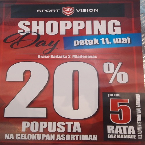 Sport Vision shopping day – sve -20%
